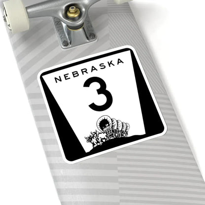 N-3 (Nebraska) (Road Sign) STICKER Vinyl Kiss-Cut Decal - The Sticker Space