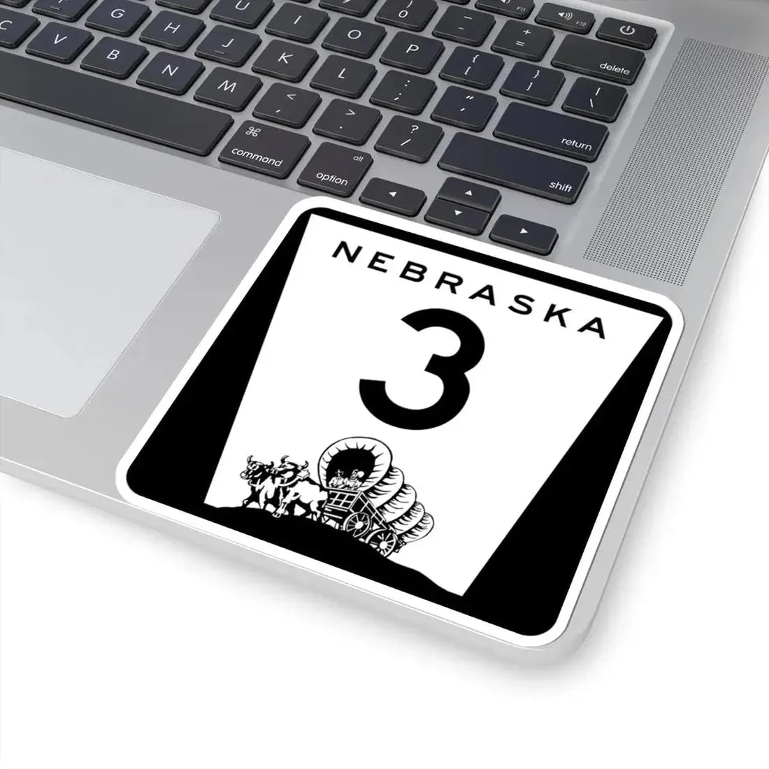 N-3 (Nebraska) (Road Sign) STICKER Vinyl Kiss-Cut Decal - The Sticker Space