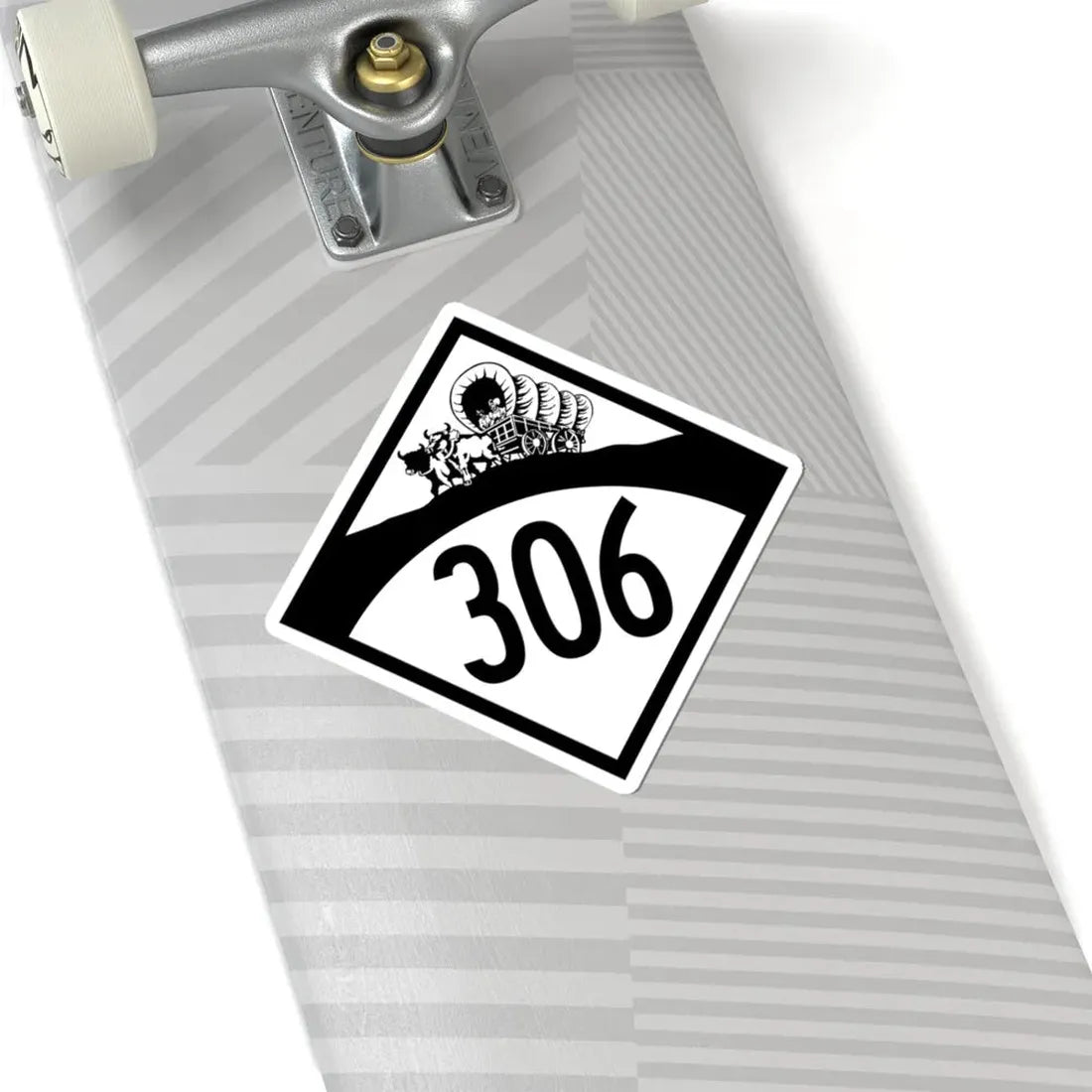 N-306 1950 (Nebraska) (Road Sign) STICKER Vinyl Kiss-Cut Decal - The Sticker Space