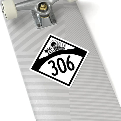 N-306 1950 (Nebraska) (Road Sign) STICKER Vinyl Kiss-Cut Decal - The Sticker Space