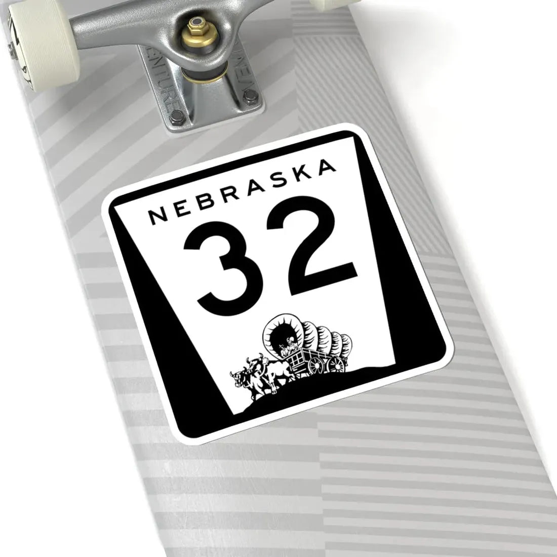 N-32 (Nebraska) (Road Sign) STICKER Vinyl Kiss-Cut Decal - The Sticker Space