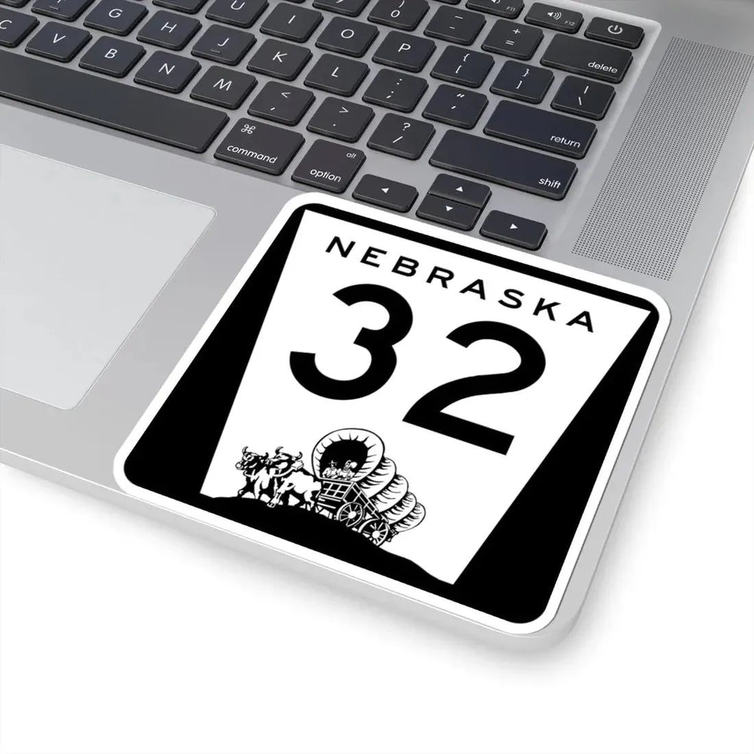 N-32 (Nebraska) (Road Sign) STICKER Vinyl Kiss-Cut Decal - The Sticker Space
