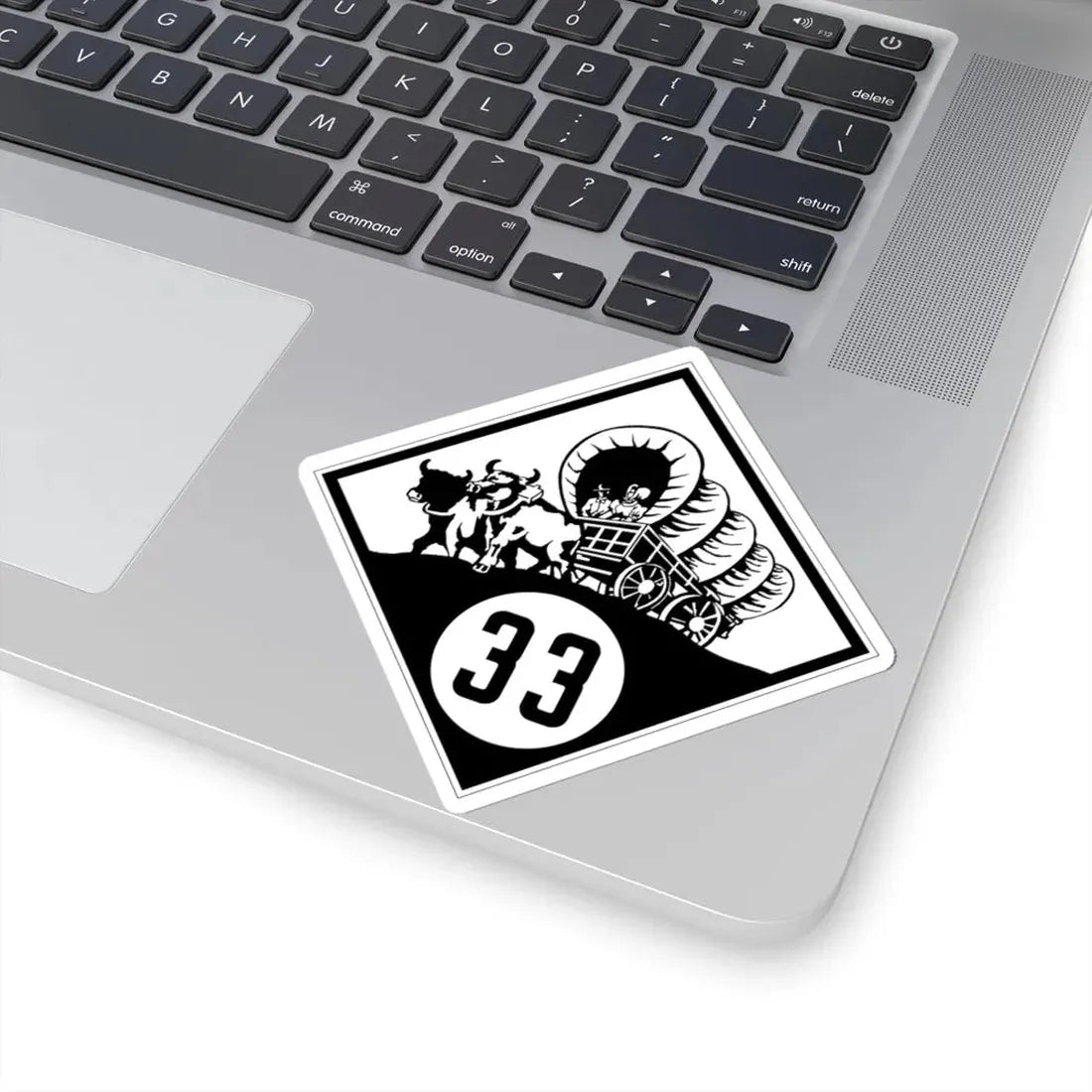 N-33 1926 (Nebraska) (Road Sign) STICKER Vinyl Kiss-Cut Decal - The Sticker Space