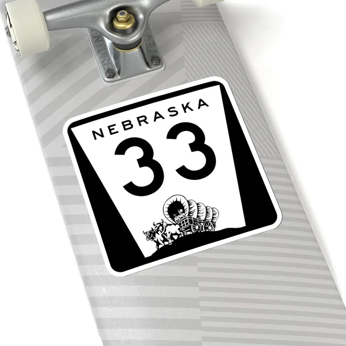 N-33 (Nebraska) (Road Sign) STICKER Vinyl Kiss-Cut Decal - The Sticker Space