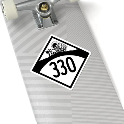 N-330 1950 (Nebraska) (Road Sign) STICKER Vinyl Kiss-Cut Decal - The Sticker Space