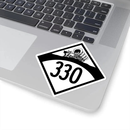 N-330 1950 (Nebraska) (Road Sign) STICKER Vinyl Kiss-Cut Decal - The Sticker Space