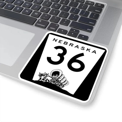 N-36 (Nebraska) (Road Sign) STICKER Vinyl Kiss-Cut Decal - The Sticker Space