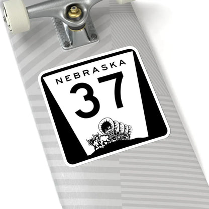 N-37 (Nebraska) (Road Sign) STICKER Vinyl Kiss-Cut Decal - The Sticker Space