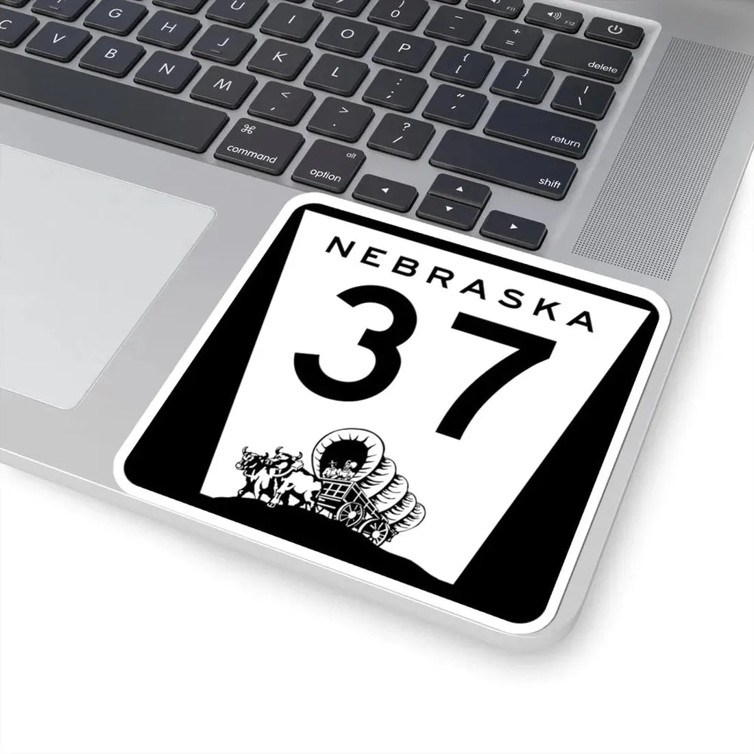 N-37 (Nebraska) (Road Sign) STICKER Vinyl Kiss-Cut Decal - The Sticker Space