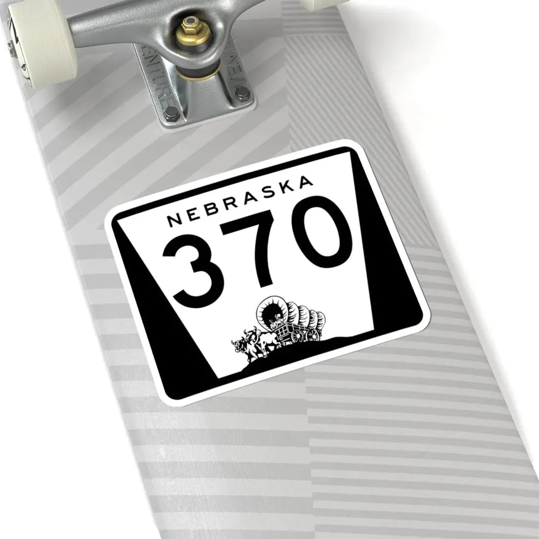 N-370 (Nebraska) (Road Sign) STICKER Vinyl Kiss-Cut Decal - The Sticker Space