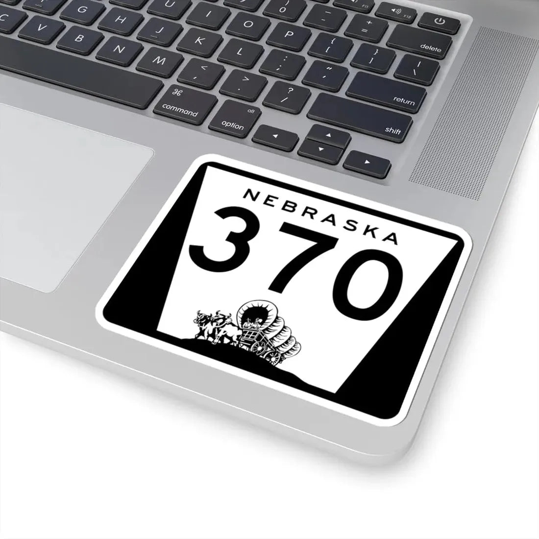 N-370 (Nebraska) (Road Sign) STICKER Vinyl Kiss-Cut Decal - The Sticker Space
