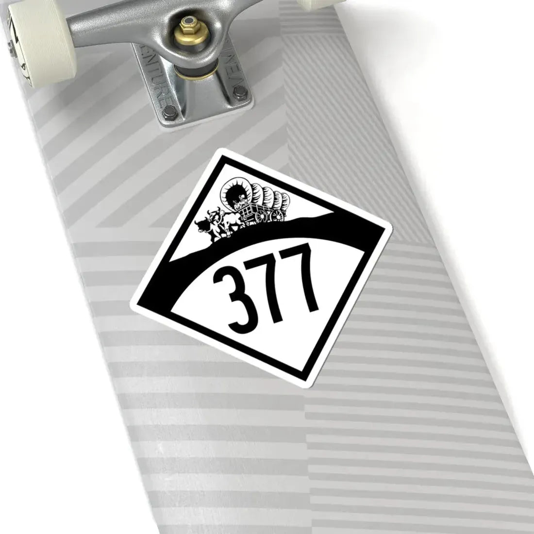 N-377 1950 (Nebraska) (Road Sign) STICKER Vinyl Kiss-Cut Decal - The Sticker Space