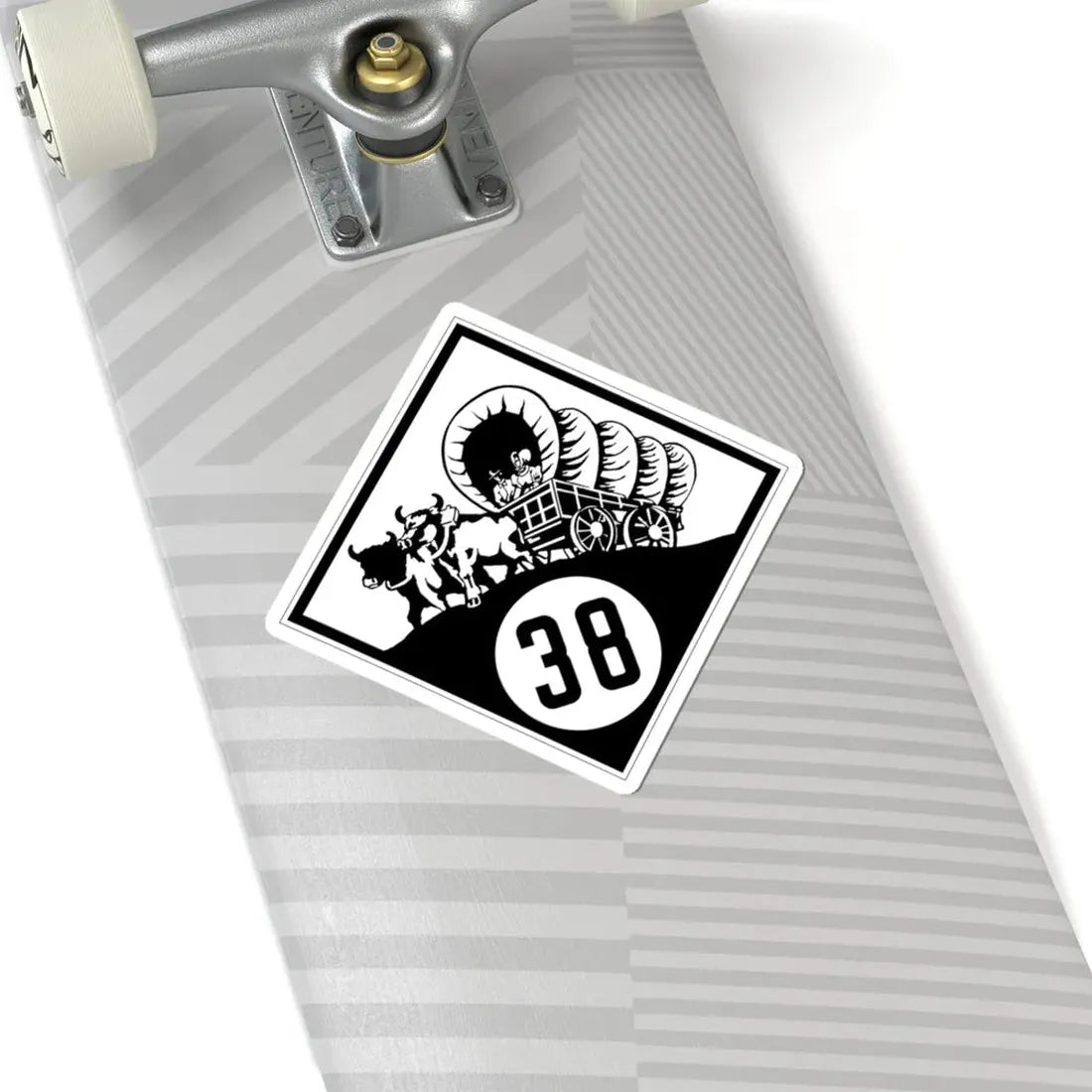 N-38 1926 (Nebraska) (Road Sign) STICKER Vinyl Kiss-Cut Decal - The Sticker Space