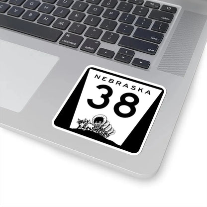 N-38 (Nebraska) (Road Sign) STICKER Vinyl Kiss-Cut Decal - The Sticker Space