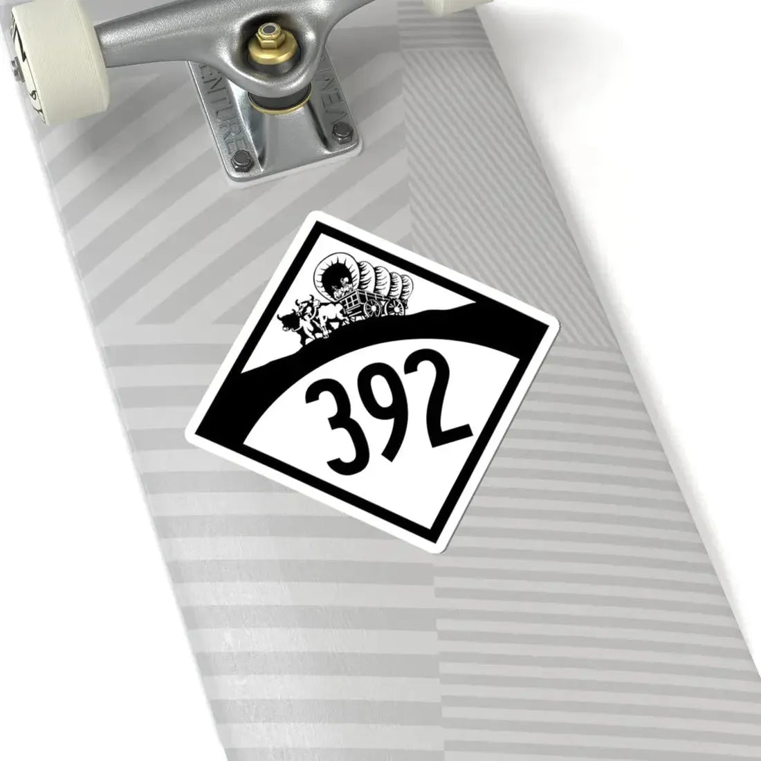 N-392 1950 (Nebraska) (Road Sign) STICKER Vinyl Kiss-Cut Decal - The Sticker Space