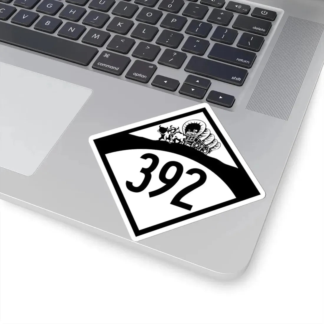 N-392 1950 (Nebraska) (Road Sign) STICKER Vinyl Kiss-Cut Decal - The Sticker Space