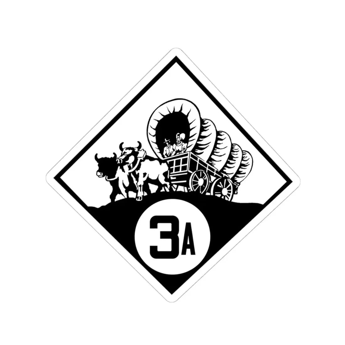 N-3A 1926 (Nebraska) (Road Sign) STICKER Vinyl Kiss-Cut Decal 4 Inch White - The Sticker Space