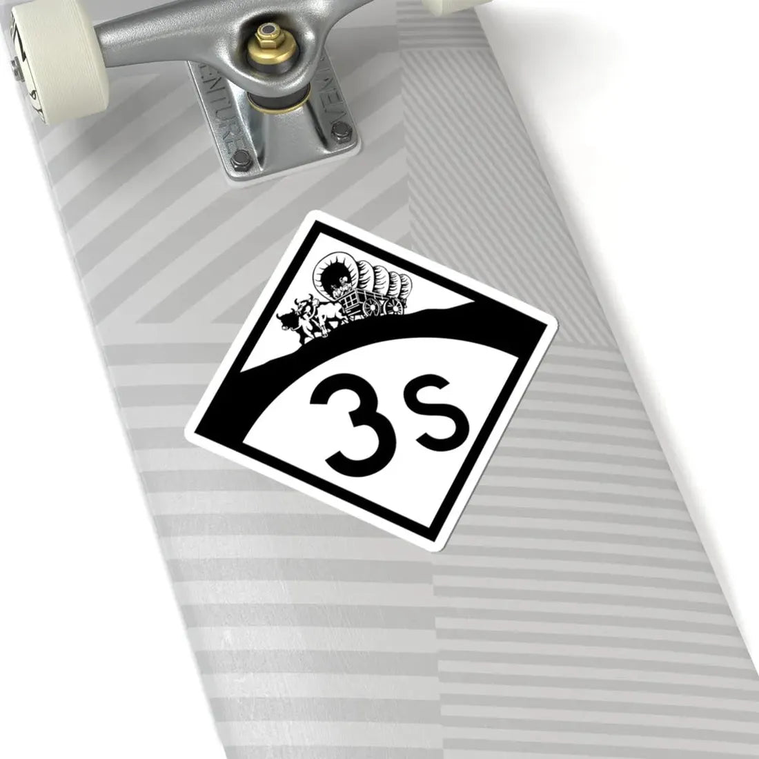 N-3S 1950 (Nebraska) (Road Sign) STICKER Vinyl Kiss-Cut Decal - The Sticker Space