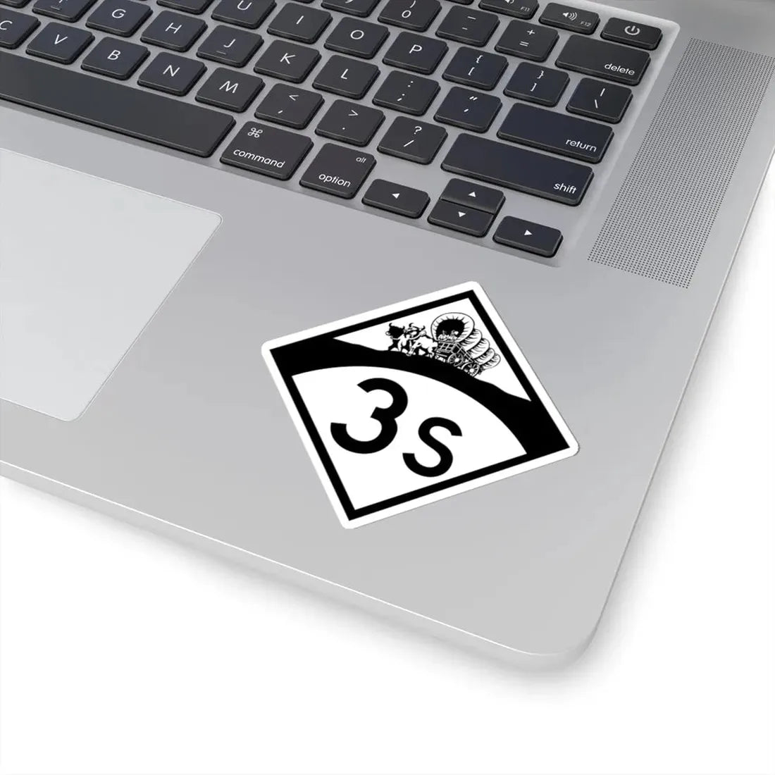 N-3S 1950 (Nebraska) (Road Sign) STICKER Vinyl Kiss-Cut Decal - The Sticker Space