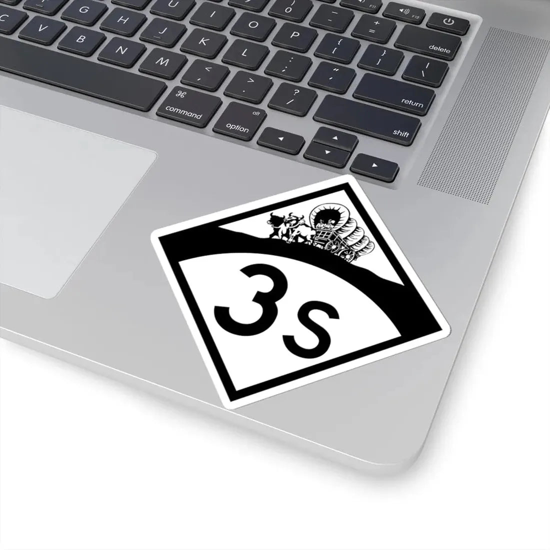 N-3S 1950 (Nebraska) (Road Sign) STICKER Vinyl Kiss-Cut Decal - The Sticker Space