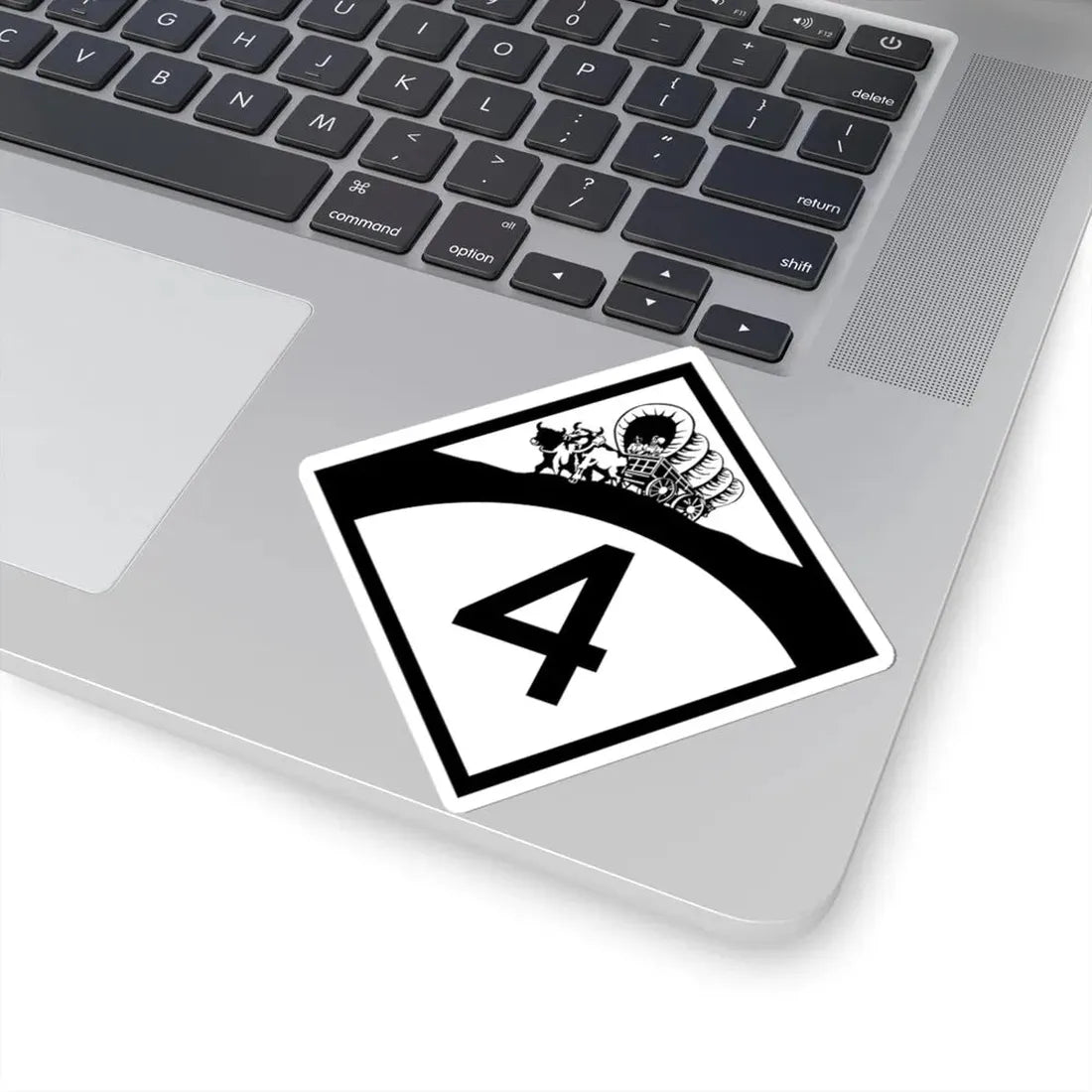 N-4 1950 (Nebraska) (Road Sign) STICKER Vinyl Kiss-Cut Decal - The Sticker Space