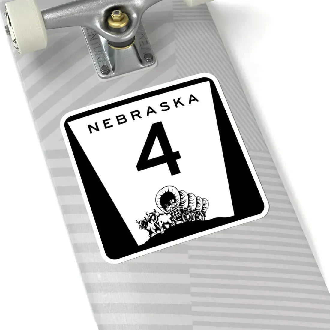 N-4 (Nebraska) (Road Sign) STICKER Vinyl Kiss-Cut Decal - The Sticker Space