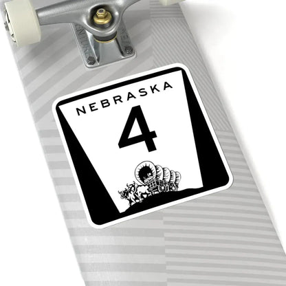 N-4 (Nebraska) (Road Sign) STICKER Vinyl Kiss-Cut Decal - The Sticker Space