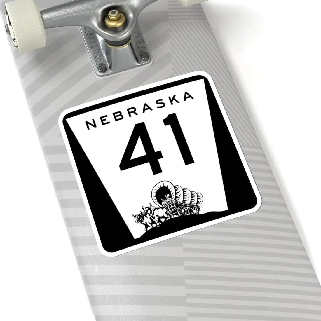 N-41 (Nebraska) (Road Sign) STICKER Vinyl Kiss-Cut Decal - The Sticker Space