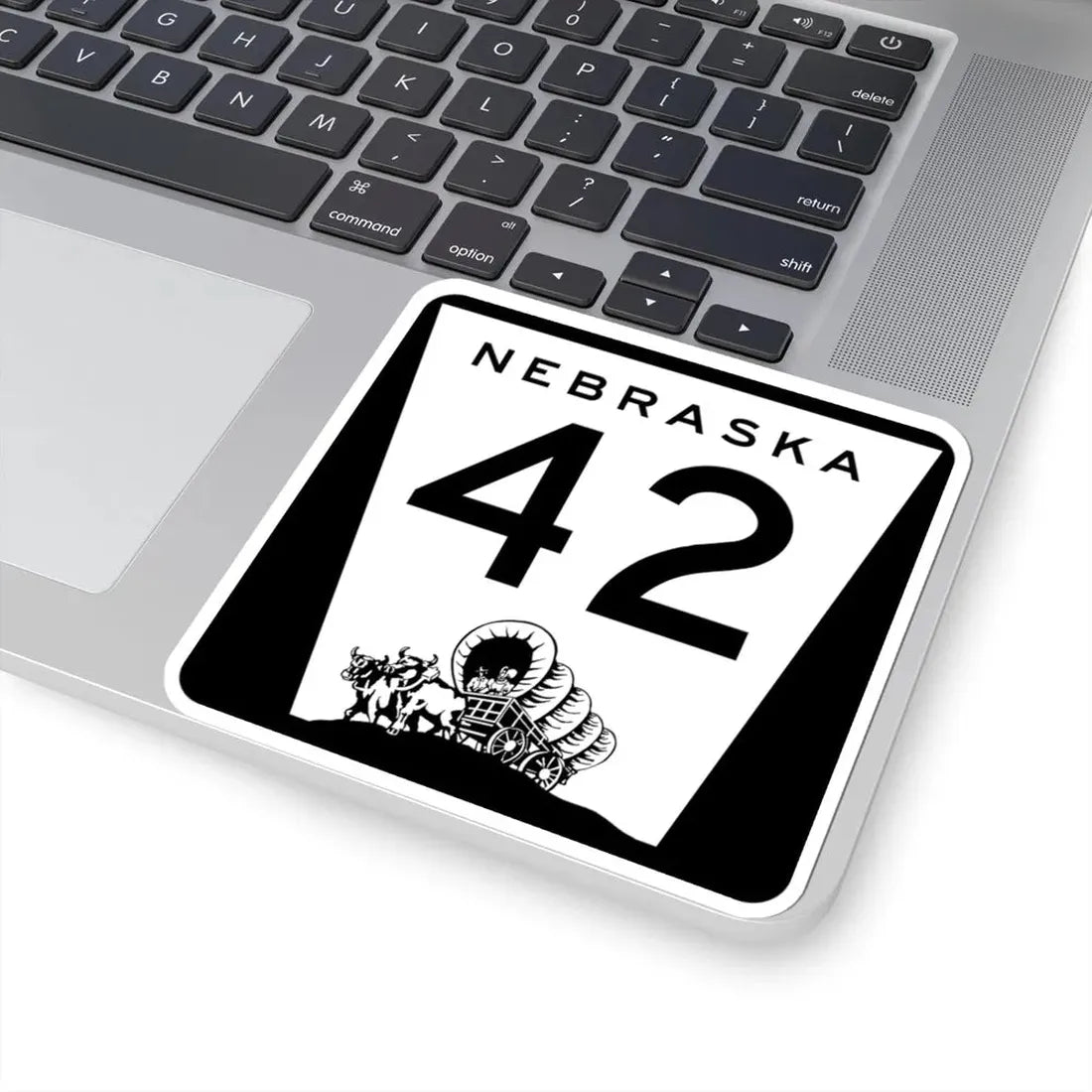 N-42 (Nebraska) (Road Sign) STICKER Vinyl Kiss-Cut Decal - The Sticker Space