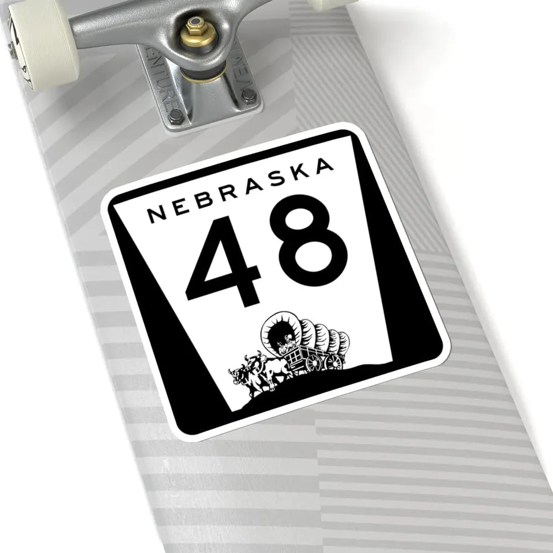 N-48 (Nebraska) (Road Sign) STICKER Vinyl Kiss-Cut Decal - The Sticker Space