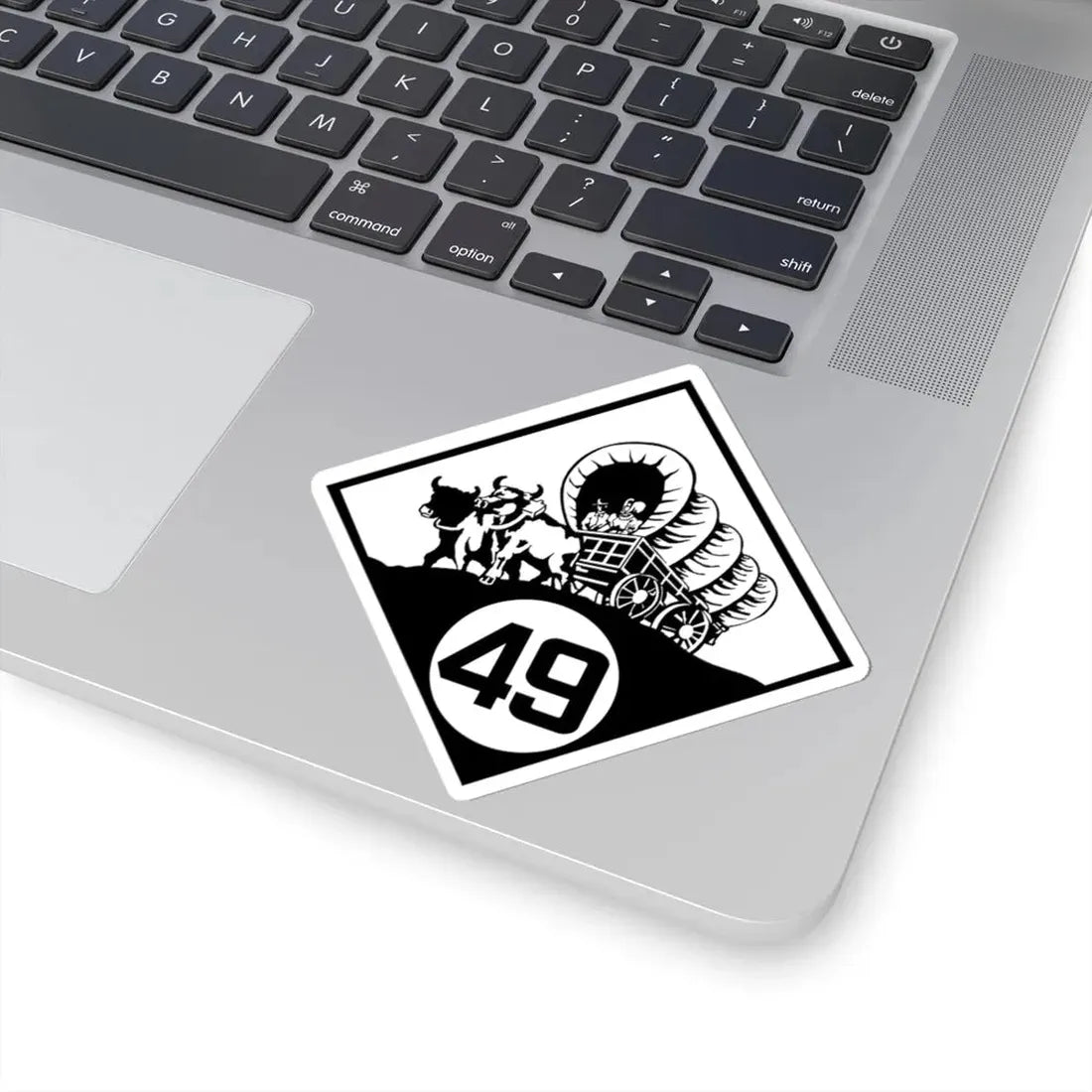 N-49 1926 (Nebraska) (Road Sign) STICKER Vinyl Kiss-Cut Decal - The Sticker Space