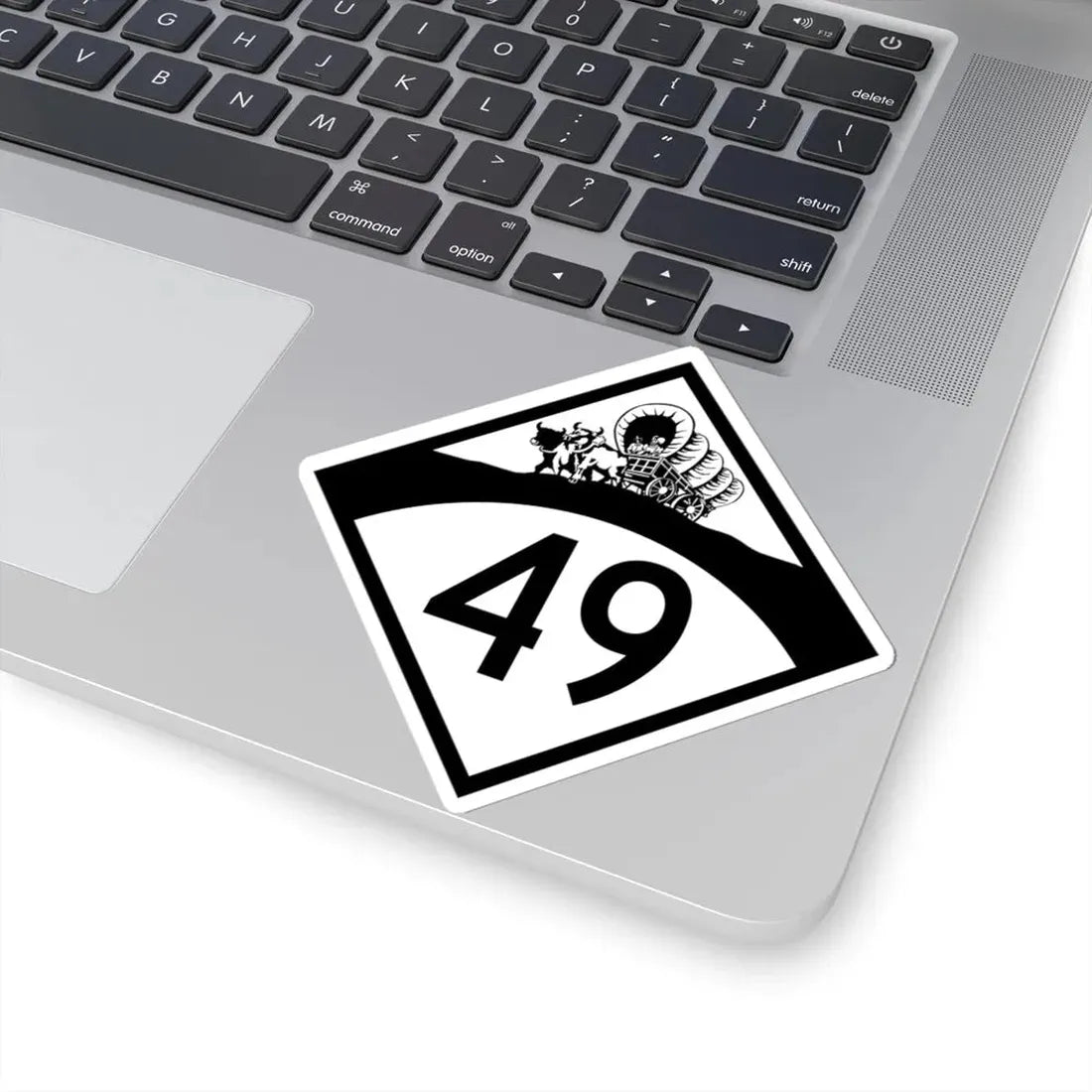 N-49 1950 (Nebraska) (Road Sign) STICKER Vinyl Kiss-Cut Decal - The Sticker Space