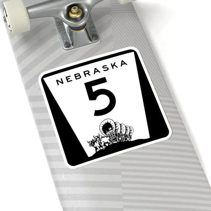 N-5 (Nebraska) (Road Sign) STICKER Vinyl Kiss-Cut Decal - The Sticker Space