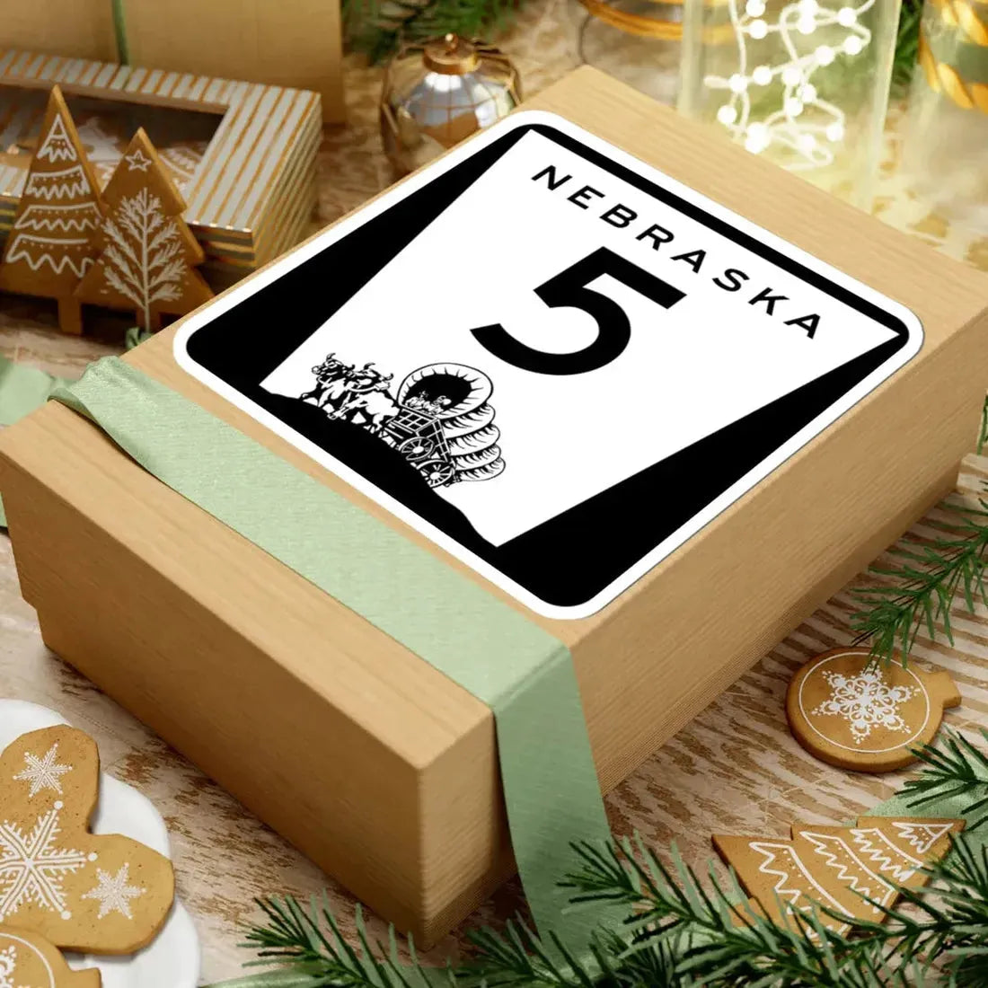 N-5 (Nebraska) (Road Sign) STICKER Vinyl Kiss-Cut Decal - The Sticker Space