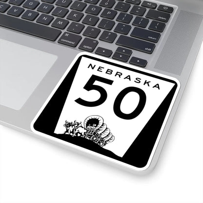 N-50 (Nebraska) (Road Sign) STICKER Vinyl Kiss-Cut Decal - The Sticker Space