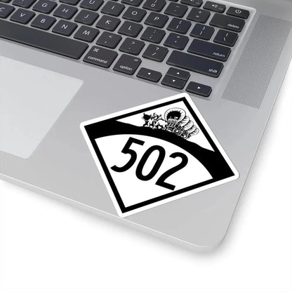 N-502 1950 (Nebraska) (Road Sign) STICKER Vinyl Kiss-Cut Decal - The Sticker Space