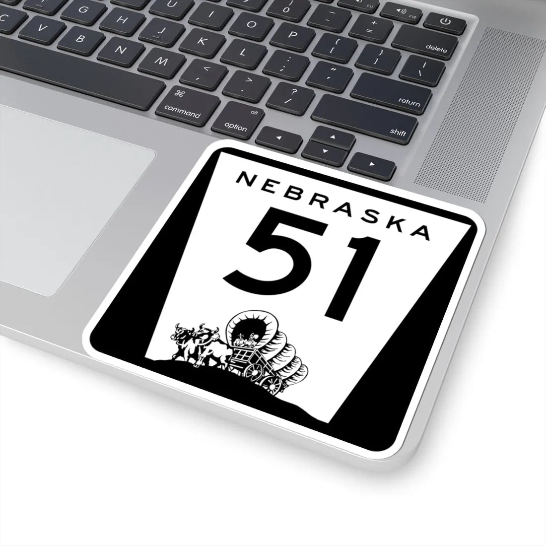 N-51 (Nebraska) (Road Sign) STICKER Vinyl Kiss-Cut Decal - The Sticker Space