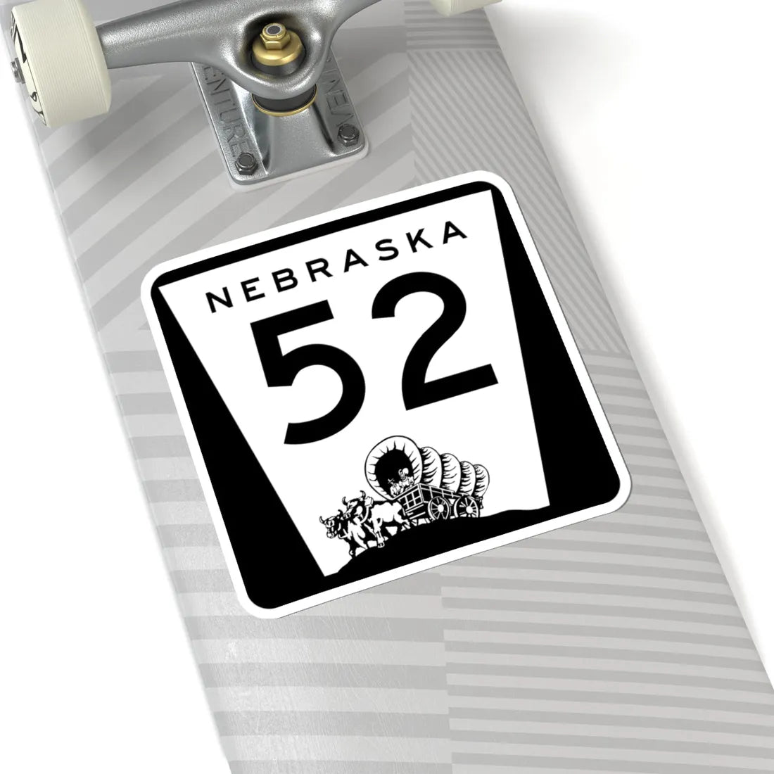 N-52 (Nebraska) (Road Sign) STICKER Vinyl Kiss-Cut Decal - The Sticker Space