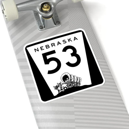 N-53 (Nebraska) (Road Sign) STICKER Vinyl Kiss-Cut Decal - The Sticker Space