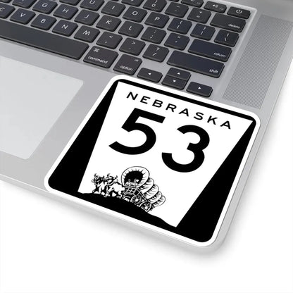 N-53 (Nebraska) (Road Sign) STICKER Vinyl Kiss-Cut Decal - The Sticker Space