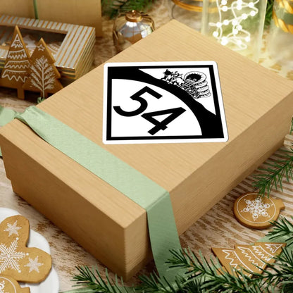 N-54 1950 (Nebraska) (Road Sign) STICKER Vinyl Kiss-Cut Decal - The Sticker Space