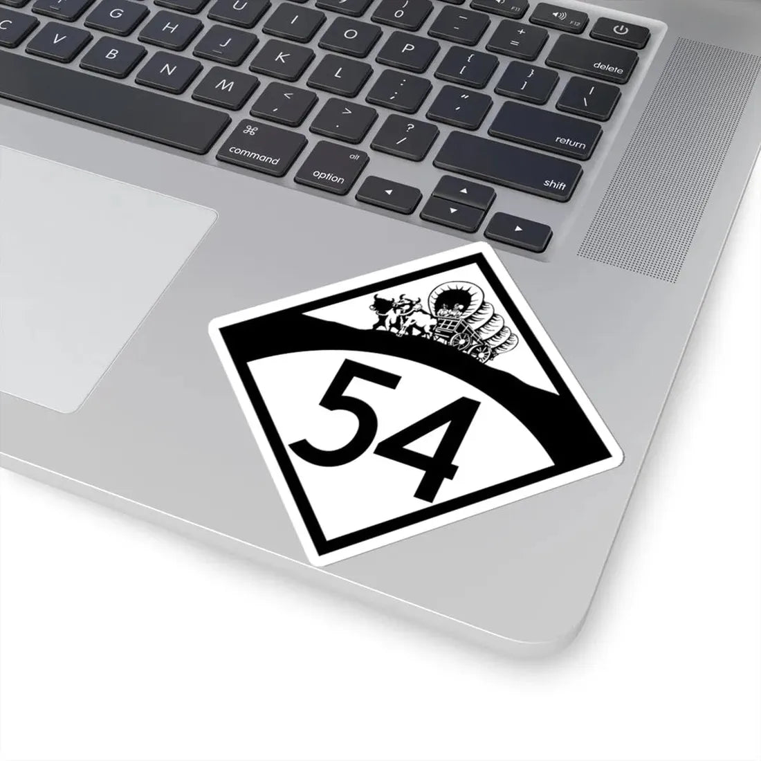 N-54 1950 (Nebraska) (Road Sign) STICKER Vinyl Kiss-Cut Decal - The Sticker Space