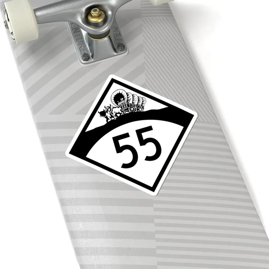 N-55 1950 (Nebraska) (Road Sign) STICKER Vinyl Kiss-Cut Decal - The Sticker Space