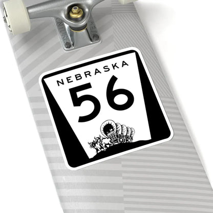 N-56 (Nebraska) (Road Sign) STICKER Vinyl Kiss-Cut Decal - The Sticker Space