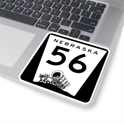 N-56 (Nebraska) (Road Sign) STICKER Vinyl Kiss-Cut Decal - The Sticker Space