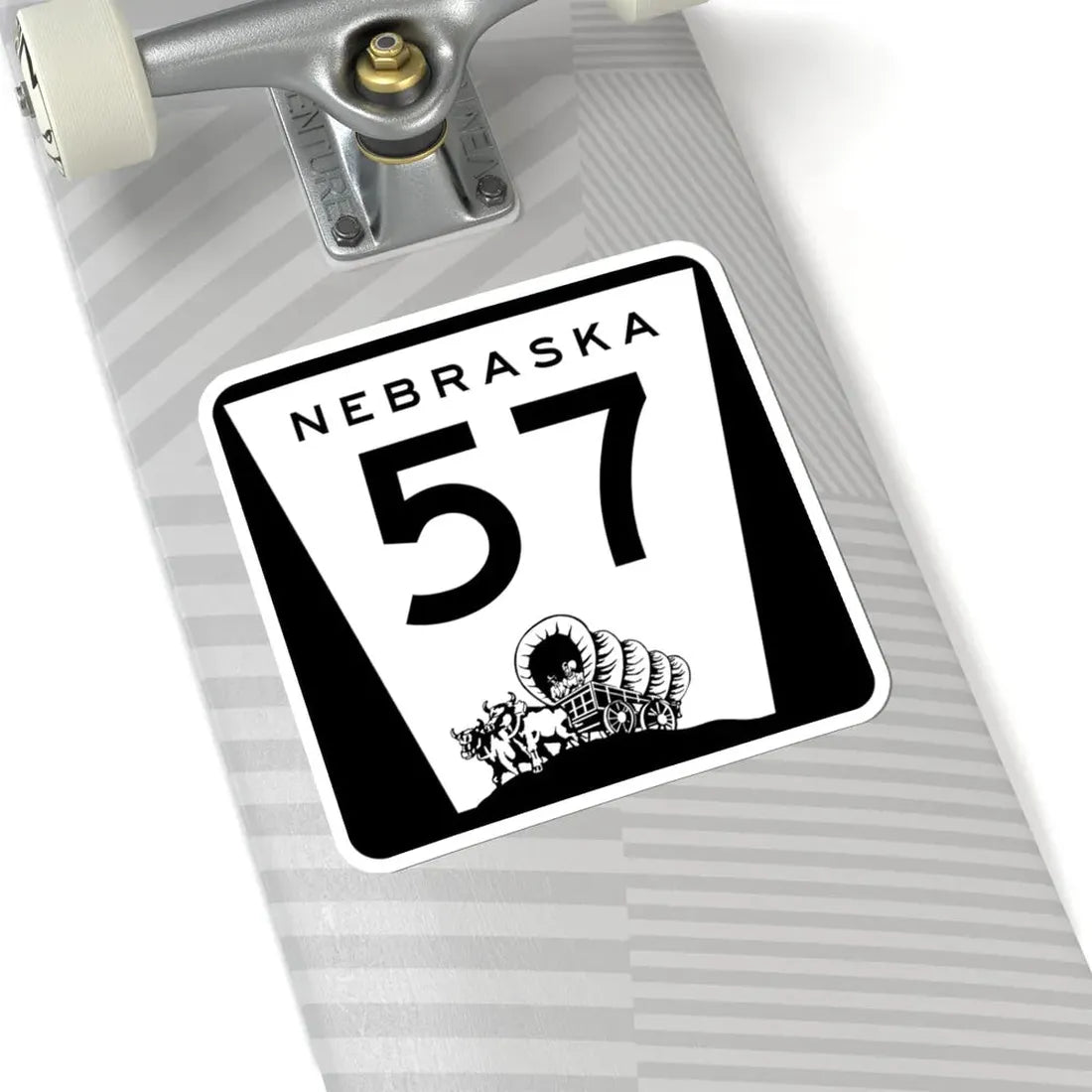 N-57 (Nebraska) (Road Sign) STICKER Vinyl Kiss-Cut Decal - The Sticker Space