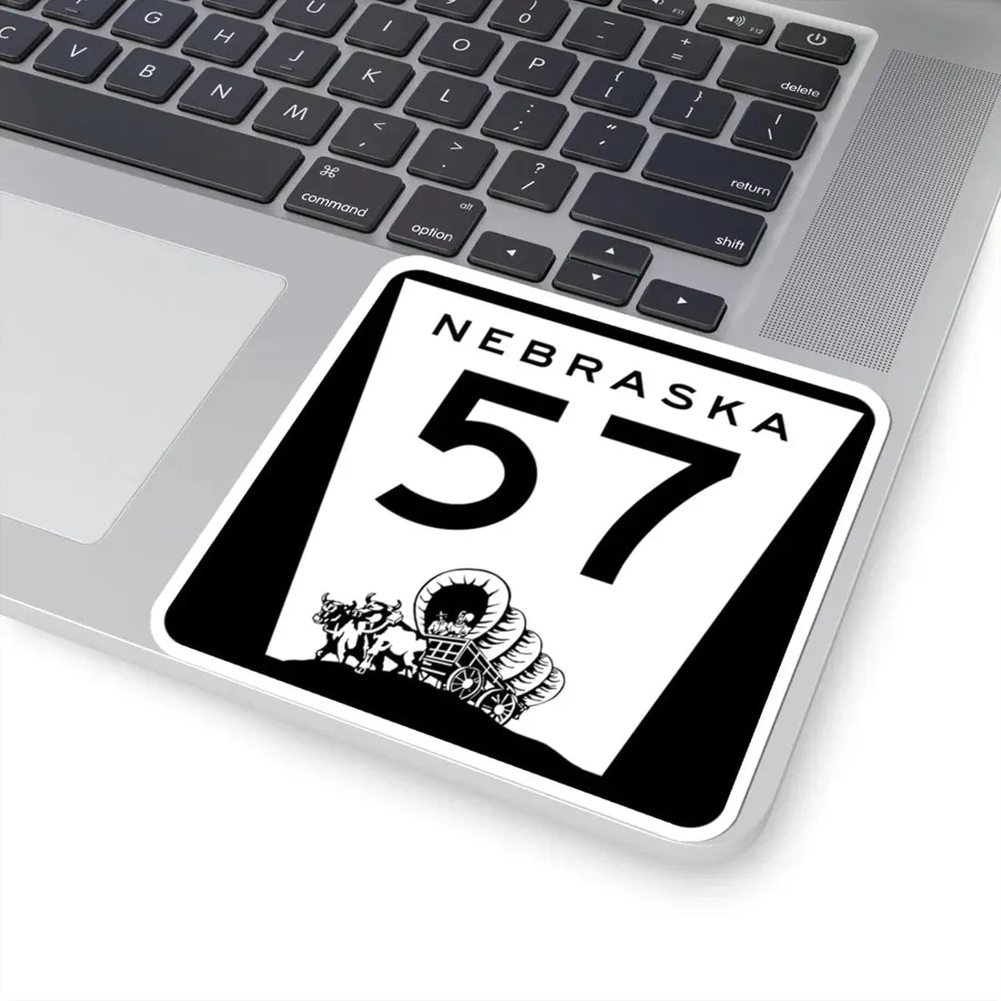 N-57 (Nebraska) (Road Sign) STICKER Vinyl Kiss-Cut Decal - The Sticker Space