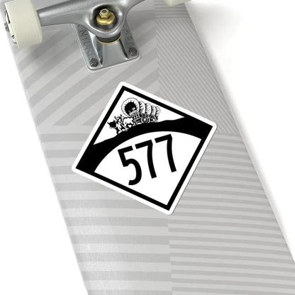 N-577 1950 (Nebraska) (Road Sign) STICKER Vinyl Kiss-Cut Decal - The Sticker Space