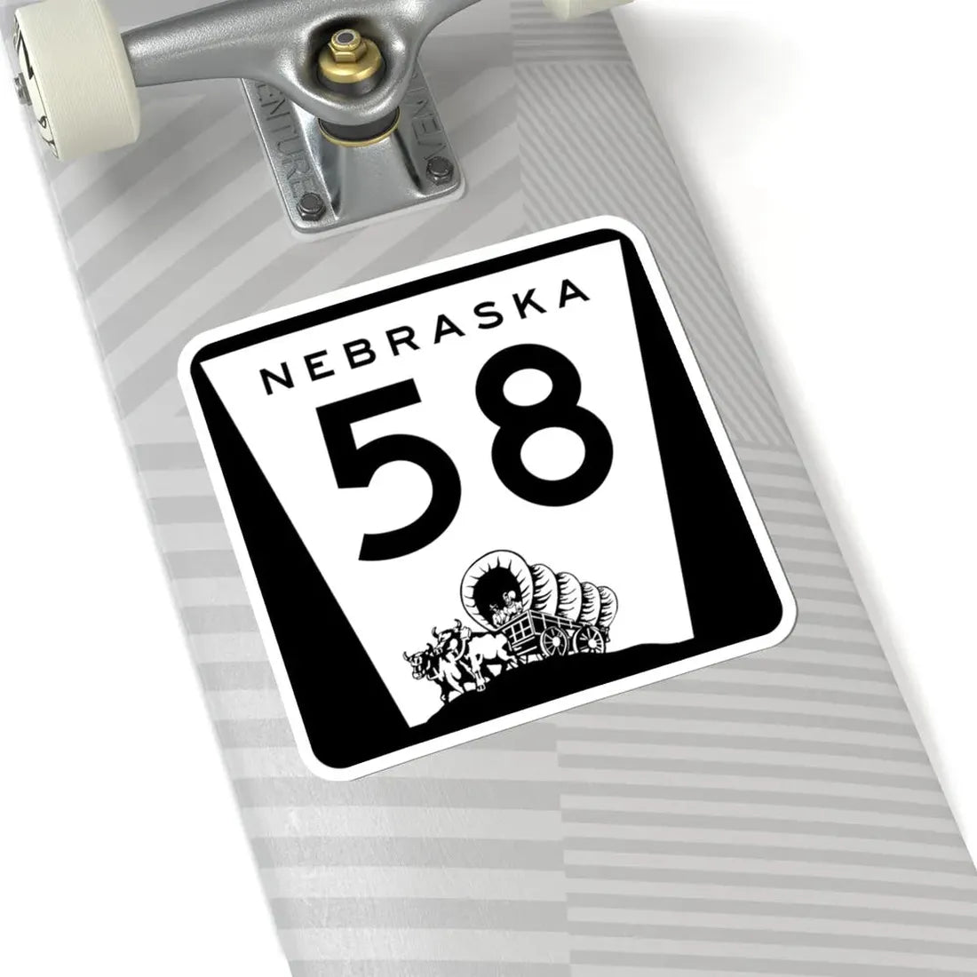 N-58 (Nebraska) (Road Sign) STICKER Vinyl Kiss-Cut Decal - The Sticker Space