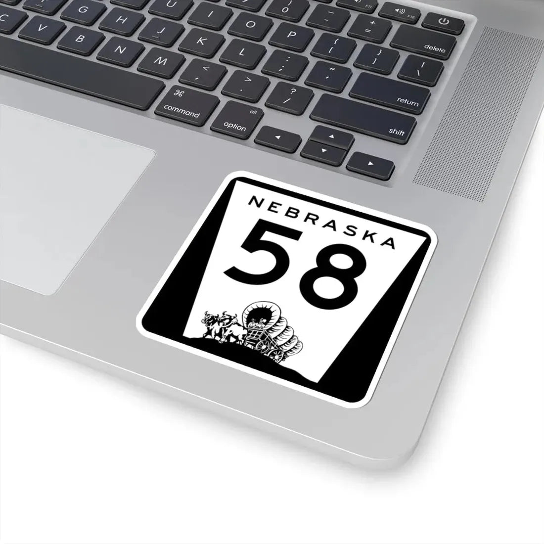 N-58 (Nebraska) (Road Sign) STICKER Vinyl Kiss-Cut Decal - The Sticker Space
